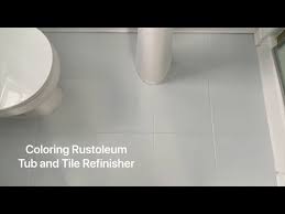 How To Color Rustoleum Tub And Tile