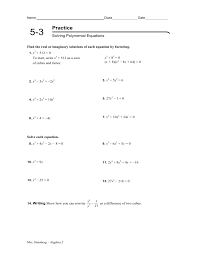 5 3 Hw Solving Polynomial Equatins