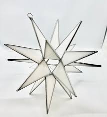 Stained Glass Moravian Star