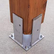 stainless steel post anchoring