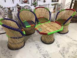 Handicraft Cane Bamboo Chairs With