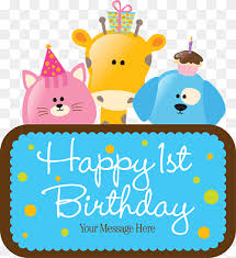 1st Birthday Png Images Pngwing