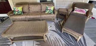 Wicker Weave Outdoor Patio 5 Piece Set