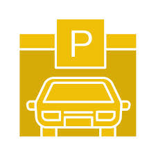 Parking Place Glyph Color Icon Auto