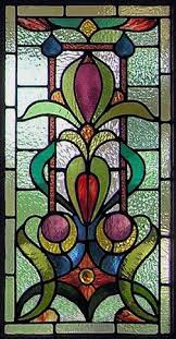 Victorian Stained Glass Window Panels