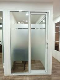 White Upvc Sliding Glass Door For