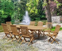 8 Seater Table And Folding Chairs Set