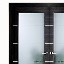 Aries Modern Interior Double Door Black
