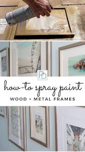 Picture Frames With Spray Paint
