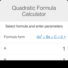 Quadratic Formula Calculator