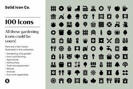 Gardening Icons Graphics