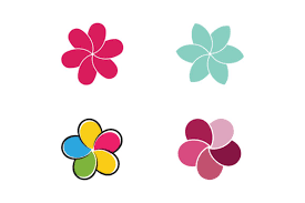 Beauty Plumeria Icon Flowers Graphic By