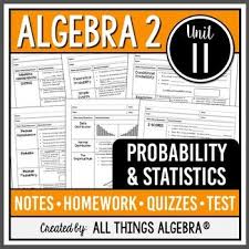 Probability And Statistics Algebra 2