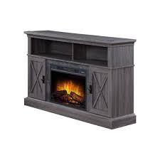 Kellum 54in Gray Media Fireplace