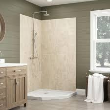 Foremost Gfs424278 Jetcoat 42 X 42 X 78 Two Panel Corner Shower Wall Kit Shale