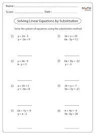Solving Systems Of Equations By