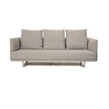 Prime Time 3 Seater Sofa In Gray Fabric