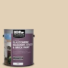Behr Premium 1 Gal Ms 42 Arabian Desert Elastomeric Masonry Stucco And Brick Exterior Paint S0100101