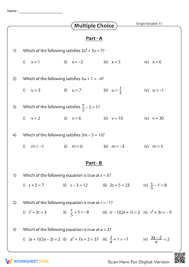 Evaluating Expressions Worksheets 2024
