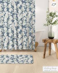 Whimsical Shower Curtain Blue Mint