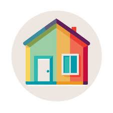 Colorful Home Icon Png Images Vectors