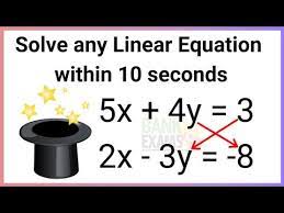 Solve Any Linear Equation Within 10