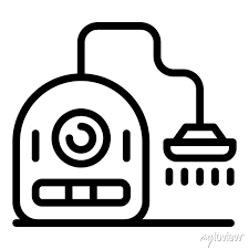 Vacuum Cleaner Device Icon Outline