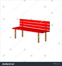 Wood Metal Bench Icon Ilration