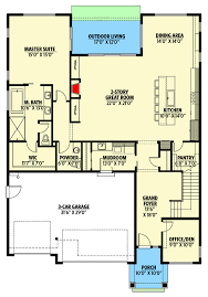 Transitional 2 Story House Plan With