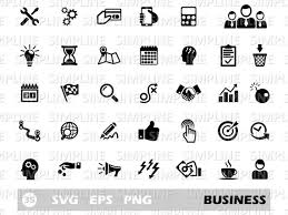 Business Icon Set Svg Eps Png Instant