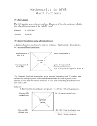 Mathematics In Agriculture Word Problems