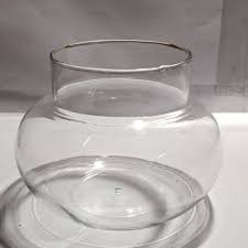 500ml Transpa Glass Fish Bowl Size