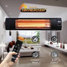 Dr Infrared Heater 1500w Carbon Infrared Heater Indoor Outdoor Patio