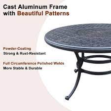 Patio Table Round Outdoor Dining Table