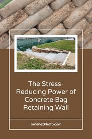 Concrete Bag Retaining Wall