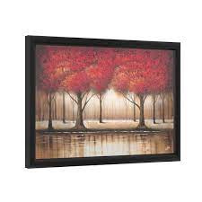 Trademark Fine Art Framed 16 In H X 24 In W Landscape Print On Canvas Ma0301 B1624led