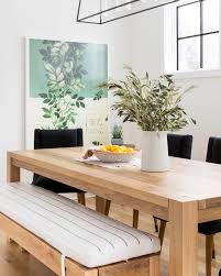 Parsons Dining Table White Oak