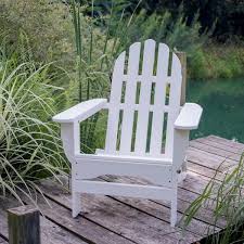 Durogreen Recycled Plastic The Adirondack Chair White
