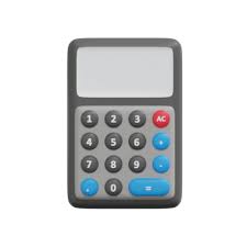 Calculator Financial Icon Concept