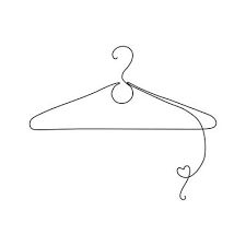 Hanger Clothes Hanger One Single Line