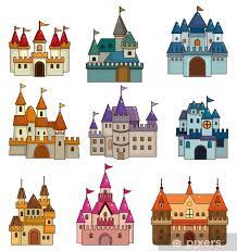Wall Mural Cartoon Fairy Tale Castle