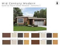 Exterior Paint Color Schemes Mid