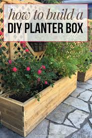 How To Build A Large Diy Planter Box