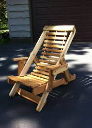 Adjustable Cedar Chair Plans Outdoor