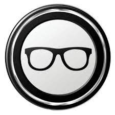 Glasses Logo Icon Background Modern