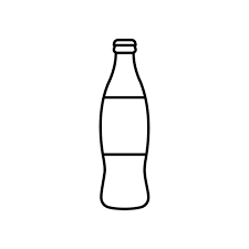 Premium Vector Outline Cola Bottle Icon