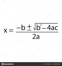 Quadratic Equation White Background