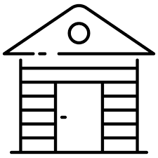 Garden Shed Generic Detailed Outline Icon