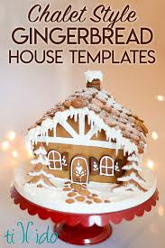 Free Printable Chalet Gingerbread House