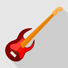 Electric Guitar Icon Royalty Free Stock